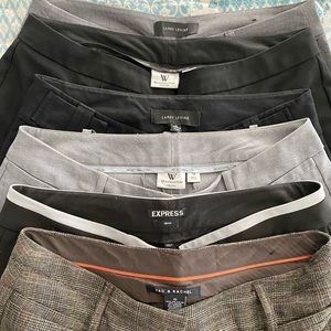 SIX PAIRS of SLACKS!!! Size 10! BUNDLE!